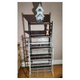Metal Baker's Rack & Decorative Metal Shelving
