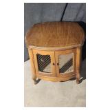 Wooden Cabinet With Mesh Doors