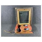 Rustic Wooden Sled, Ornate Picture Frame