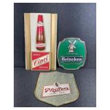 Heineken Beer Sign, Cinci Beer Sign, Pfeiffers