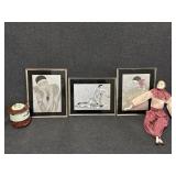 Clown Doll, Framed Prints Depicting Clowns