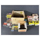 Assorted Nails, Screws, Brass Hinge, Cup Hooks