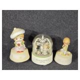 Precious Moments Snow Globe, Children Musical