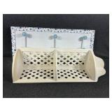 White Wall Hook, White Shelf