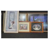 Winter-Themed Snowmen Framed Pictures