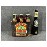 6 Pack Of Bad Frog Beer, Coors Beer Bottle Pint