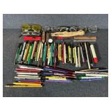 Sunglasses,Timex Watch, Markers, Pens & Pencils