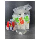 Plastic Measuring Cup and Plastic Cups