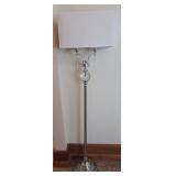 Chrome Colored Floor Lamp