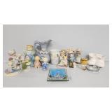 Flambro "Twilight Blue" Pitcher/Vase, Figurines