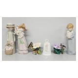 Precious Moments Bell, Avon Butterfly With Rose