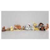 Deer, Scarecrow, Foxes, Rabbits, Chick