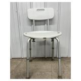 White Shower Chair