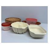 Wooden Bowl, Tupperware