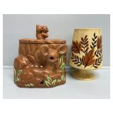 Twin Winton Cookie Jar, Ceramic Vase