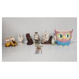 Owl Salt N Peppa Shakers, Windchimes, Planter,