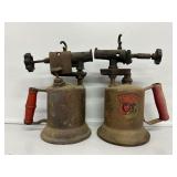 Clayton & Lambert Brass Blow Torches (2)
