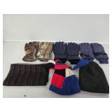 Menï¿½s Winter Gloves, Hat, Scarves