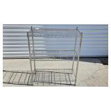 3 Tier Chrome Wire Shelving Unit