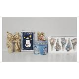 Snowman Decore, Small Christmas Tree Ornaments