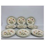 Country Casual Stoneware Plates (16)