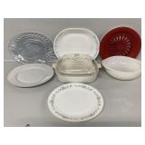Corning Ware Covered Casserole,Plastic Plate Holde