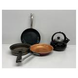 Frying Pans (3) Tea Kettle
