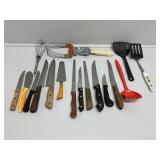 Knives and Kitchen Utensils
