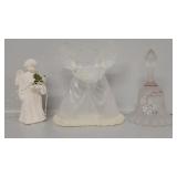 40 Year Anniversary Bell, Angel Candle Holder,