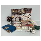 Mini Hallmark Cards, Quilt & Mat Patterns,Glue Gun