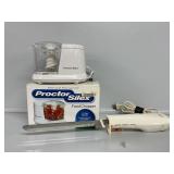 Proctor Silex Food Chopper, Electric Knife