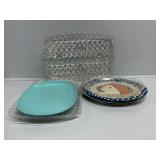 Plastic and Tin  Serving Trays