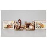 Resin Grandma And Grandpa Figures, Grandpa and