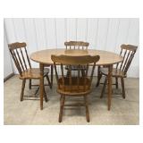 5 Pc Round Dining Room Set