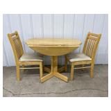 Drop Leaf Table w/ Two Chairs