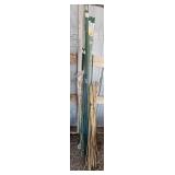 Assorted Green Garden Stakes & Bamboo Poles