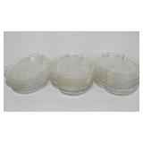 Clear Glass Snack Plate 10x7 (18)