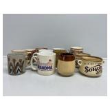 Assorted Style Coffee & Soup Mugs  (12)