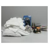 Polyester Battling ,Christmas Village Figurines-30