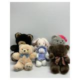 Stuffed Animals and Decorative Pillows