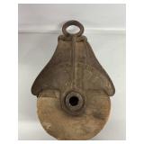 Myers OKH-299 Cast Iron And Wood Barn Pulley