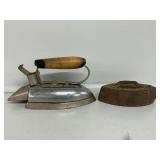 Kwik Way Electric Iron, Cast Iron Sad Iron