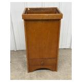 Wooden Storage Box with Bottom Drawer