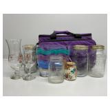 Coleman Polar Zone Cooler Bag, Ball Jars,Glasses