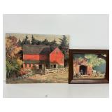 Framed Print "Horse and Buggy Days", "Goin Fishin"