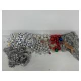 Christmas Ball Ornaments, String Lights, Garland