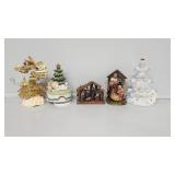 Nativity Set, Angles Tree Light Up, Musical T