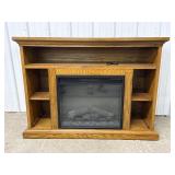 Electric Fire Place Entertainment Stand