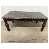 Faux Marble Top Coffee Table