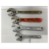 Adjustable Wrenches Various Brands (4)